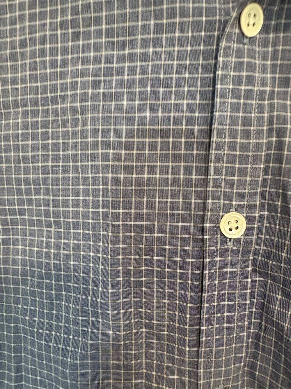 Theory Men's Blue Micro-Check Dress Shirt - Picture 4 of 7